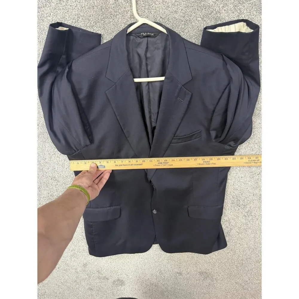 Jos. A. Bank Suit Jacket Mens 44 Blue Wool Classic Old Money Business Formal